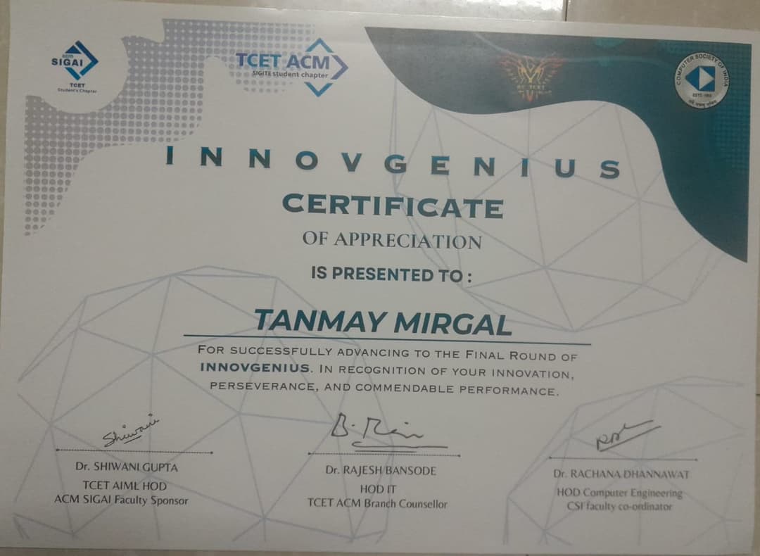 INNOVGENIUS IDEATHON × TCS